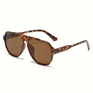 Gafas de Sol Transparentes de Gran Tamaño con Logotipo Personalizado, Modelo 2022, Protección UV400, Montura Grande, Estilo Piloto para Mujer - Product Image 5