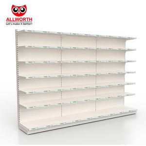 رفوف تخزين متجر بقالة على الطراز الأوروبي حامل رفوف جندول فولاذية - Product Image 1