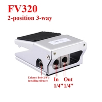 FV320 FV420 4F210-08GL avec interrupteur de commande de cylindre de verrouillage 2 positions 5 voies Air pneumatique pédale vanne d'inversion