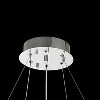 VH Grand lustre d'intérieur en cristal Design simple et élégant pour salle à manger familiale, escalier et villa au plafond pour hôtels