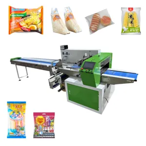 Multifunktion automatik die beste Kissen Mini Tasse geschnittenen Käsekuchen Bäckerei Schwamm Madeleine Kuchen Verpackungs maschine