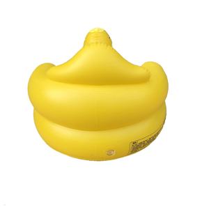 Waterhan Bouée <span class=keywords><strong>de</strong></span> gymnastique gonflable personnalisée pour enfants, motif canard jaune, portable, pour intérieur et extérieur, en PVC étanche, pliable, 150 cm, 20 kg+ - Product Image 5