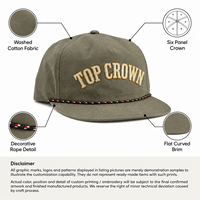 Casquette de baseball unisexe vintage en nylon réglable avec cordon décoratif et broderie personnalisée, style streetwear décontracté pour l'extérieur, vente au détail