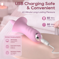 Sexspielzeug Vibrator für Frauen Zungenstimulator 10 Modi Wasserdicht Diskret Kompakt Leichtgewichtig Sexspielzeuge