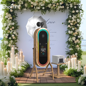 Phoprint Portable Selfie Mariage Foyer Miroir Numérique Photo Booth Paquet avec pour <span class=keywords><strong>2000D</strong></span>/1300D Caméra Écran Tactile Contrôle - Product Image 3