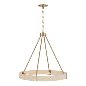 Lámpara de Araña Moderna de Metal Dorado para Comedor, Sala de Estar, Estilo 8 Velas, Luces para Interiores, Hogar, Restaurante, Hotel, Uso con Corriente Alterna - Product Image 3