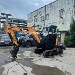 Mini-excavatrice sur chenilles SY35U de 3,5 tonnes avec vérin hydraulique Sany, moteur Yanmar, pour travaux de terrassement et de construction, poids opérationnel - Product Image 4