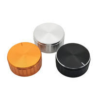 Bouton en aluminium de 6mm pour axe D 50mm diamètre lecteur CD Audio amplificateur de puissance réglage du commutateur accessoires électroniques