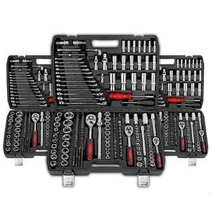 Hot Bán Bán Buôn Tùy Chỉnh Cơ Nói Chung Tay Công Cụ Kit Wrenches Ổ Cắm Thiết Lập Nhà Để Xe Tự Động Sửa Chữa Công Cụ Thiết Lập - Product Image 1