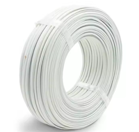 Câble téléphonique UL20251 PP 3 4 5 6 cœurs 28 30 AWG fil de gaine en PVC plat en cuivre nu