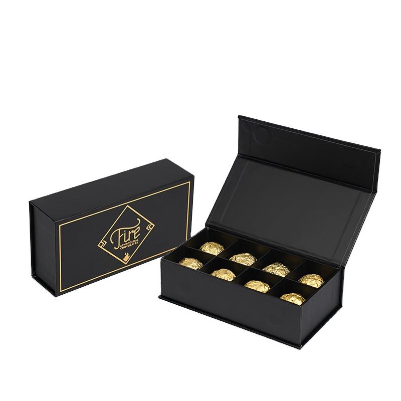 Caja de bombones con forma de libro