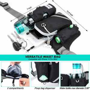 Riñonera Deportiva Multifuncional Personalizada de Nuevo Estilo para Entrenamiento de Mascotas al Aire Libre, Riñonera para Correr con Correa para Perros - Product Image 4