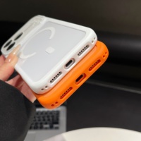 Casing HP Akrilik Warna-warni Grosir Pabrik untuk iPhone 18 Pro Max, Penutup HP dengan Jendela Kaca Besar