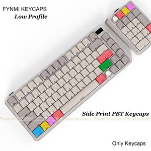 Teclas Fynmi Ultrafinas de Perfil Bajo, 127 Teclas PBT con Sublimación de Tinta, Teclas ANSI para Teclado Mecánico con Interruptor <span class=keywords><strong>MX</strong></span> de Perfil Bajo - Product Image 2