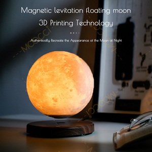 Café Wohnzimmer Schlafzimmer Innenbereich Nachtlicht Tischlampe Magnetische Levitation Schwebende LED 14CM Mond Modern Büro Hotel Zuhause Licht - Product Image 4