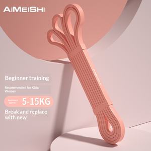 Bande de résistance multifonctionnelle en élastique pour le yoga, 2 m, en gros, bande de résistance multicolore - Product Image 6