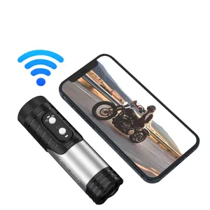 Kit helm sepeda motor Mini 4K tahan air, Full HD 1080P luar ruangan WiFi kamera aksi olahraga