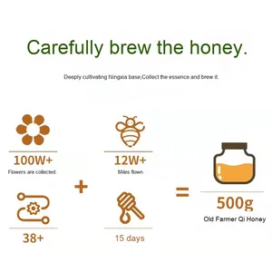 Cao Cấp 500G Tinh Khiết Hoa Mật Ong 100% Tự Nhiên Vàng Colour Nguyên Ngọt Ngào Halal Chứng Nhận Không Có Chất Phụ Gia Khô Số Lượng Lớn Đóng Chai - Product Image 5