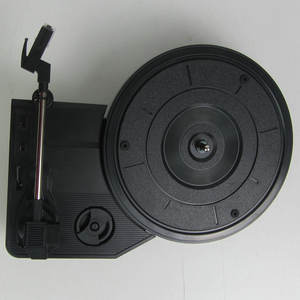 Convertidor de MP3 para tocadiscos de 8 pulgadas con brazo y cartucho, tipo universal, accesorio de audio de plástico negro - Product Image 1