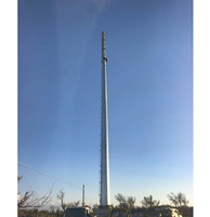 Tour monopoteau en acier pour télécommunications, tour monotube, mât d'antenne 4G 5G, poteau unique pour réseau de télécommunications