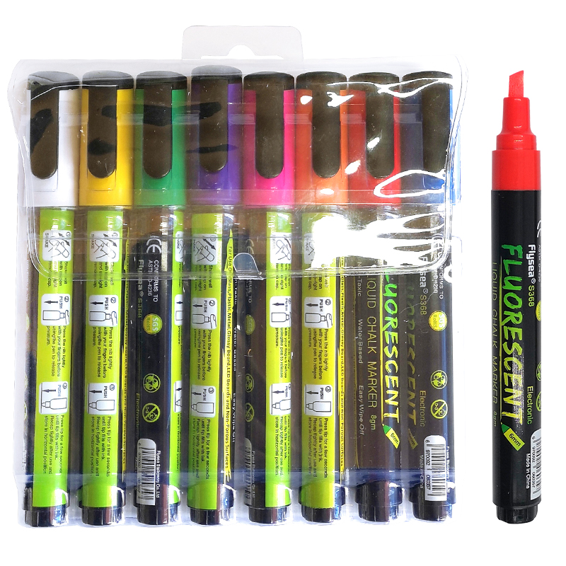 pastel highlighter, fluorescent marker pen, text marker office
