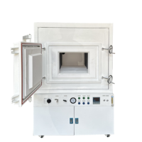 Horno de Vacío de Alta Temperatura 1800C con Controlador PID de 30 Segmentos para Sinterización de Materiales de Laboratorio