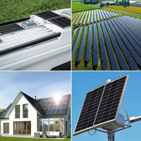 Panneau solaire photovoltaïque monocristallin 12V 24V 150W avec garantie de 25 ans