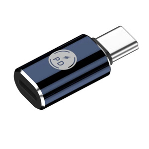 PD a 8PINS 35W Carga rápida IOS hembra a Tipo-<span class=keywords><strong>C</strong></span> Conector de alimentación Datos Trans <span class=keywords><strong>USB</strong></span> <span class=keywords><strong>C</strong></span> Adaptador <span class=keywords><strong>OTG</strong></span> Adaptador <span class=keywords><strong>USB</strong></span> <span class=keywords><strong>C</strong></span> Convertidor - Product Image 1