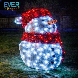 Navidad 3D madera estrella LED mesa noche luz para decoración de vacaciones