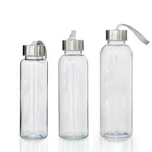 Botella de agua libre de BPA, <span class=keywords><strong>2021</strong></span> ml, 300ml, 400ml, de plástico con tapa de Metal, gran oferta, 500 - Product Image 2