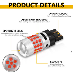 Tgz Xe Bên Ngoài Chiếu Sáng Bóng Đèn Phía Sau Lần Lượt Tín Hiệu Đèn Tự Động <span class=keywords><strong>LED</strong></span> Phanh Công Viên Đèn Hiệu Chỉ Số 7440 1156 T25 42smd Spotlight Len - Product Image 3