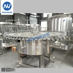 Máquina de llenado de agua con gas completamente automática Línea completa de producción de bebidas carbonatadas