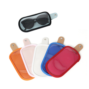אווה יצירתי אופנה גלידה צורה משקפיים תיק צבע מוצק רטרו מותאם אישית לוגו אחסון נייד משקפי שמש במקרה - Product Image 1