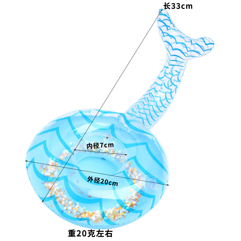 Sequin sirène coaster