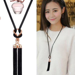 Collar de Moda para <span class=keywords><strong>Mujer</strong></span>, de Alta Gama, Ligero y Lujoso, Diseño Único y Versátil, Colgante Otoñal - Product Image 6