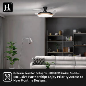 Ventilateur de plafond électrique invisible de style nordique de 42 pouces, 3 pales, luminaire suspendu chic pour chambre, salle à manger, salon, décoration intérieure - Product Image 6