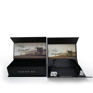 Custom Designed Folding Gift Boxes <b>Magnetic</b> Closure Foldable Magnet for Eyelash Clothing Shoe Packaging Embossed Rigid <b>Box</b> - Product Image 1