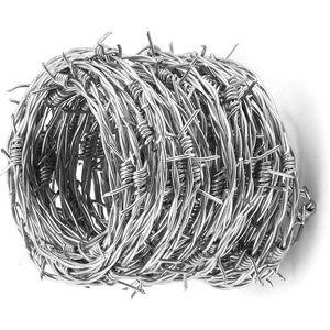 Mercado de América del Sur Acero inoxidable 500m 25kgs/roll Calibre 15 16 <span class=keywords><strong>Barrera</strong></span> de valla de bobina de alambre de púas cruzado galvanizado en caliente - Product Image 4