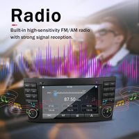 Untuk Mercedes-Benz E-Class W211 7" (2002-2008) Radio Mobil Android 15, Multimedia Android Auto & CarPlay Head Unit GPS BT DSP WiFi