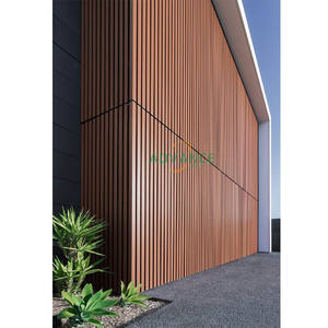 Rejilla de aluminio automática oculta, puerta de garaje, rejillas modernas, listones, puertas de garaje con puertas peatonales <span class=keywords><strong>para</strong></span> Villa - Product Image 6