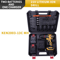 Perceuse à percussion et tournevis multifonction rechargeable au lithium de 13 mm pour la maison, usine