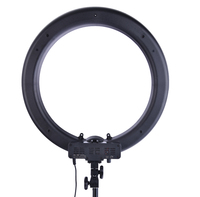 FOSOTO RL18 Anneau lumineux LED 18 pouces 55W 5500K, kit d'éclairage dimmable pour photographie, vidéo, maquillage et diffusion en direct avec support et sac