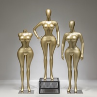 Mannequin africain grande taille demi-corps, fesses et poitrine généreuses, en FRP, pour présentation de vêtements en magasin, support d'affichage BBL