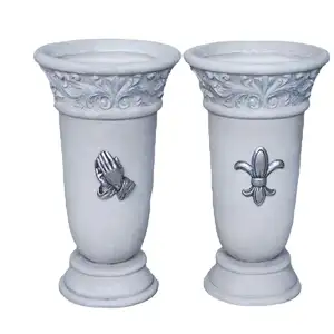 Vase à graver; Vase commémoratif Vase en granit; Vase de cimetière Vase à fleurs