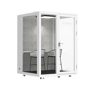 Ufficio della fabbrica insonorizzato 1-2 persone pod acustici stand per la vendita suono portatile scatola per riunioni - Product Image 1