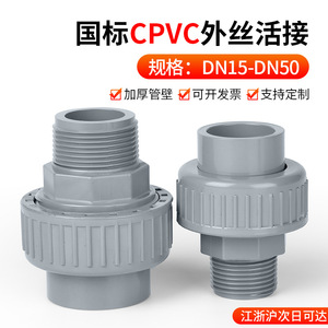 Adaptateur de raccord mâle CPVC Rongsheng pour tuyaux d'eau, connexion par emboîtement, matériau PVC - Product Image 5