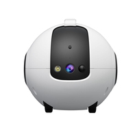 Caméra robot intelligente WiFi 4MP pour animaux de compagnie, moniteur mobile 10000mAh avec PIR, audio bidirectionnel, vision nocturne pour la surveillance des animaux domestiques