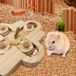 Jouets de forage pour <span class=keywords><strong>hamsters</strong></span>, jouets de forage pour rats, jouets de puzzle pour lapins, jouets interactifs pour lapins, jouets d'enrichissement en bois pour <span class=keywords><strong>hamsters</strong></span> - Product Image 5
