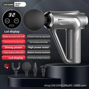 Masseur musculaire électrique portable - <span class=keywords><strong>Pistolet</strong></span> de percussion rechargeable pour le cou et le visage, pour la physiothérapie et la récupération sportive - Product Image 6