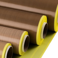 Tissu tissé en fibre de verre PTFE résistant aux hautes températures, surface antiadhésive, tissu en fibre de verre enduit de PTFE pour couverture de presse à chaud